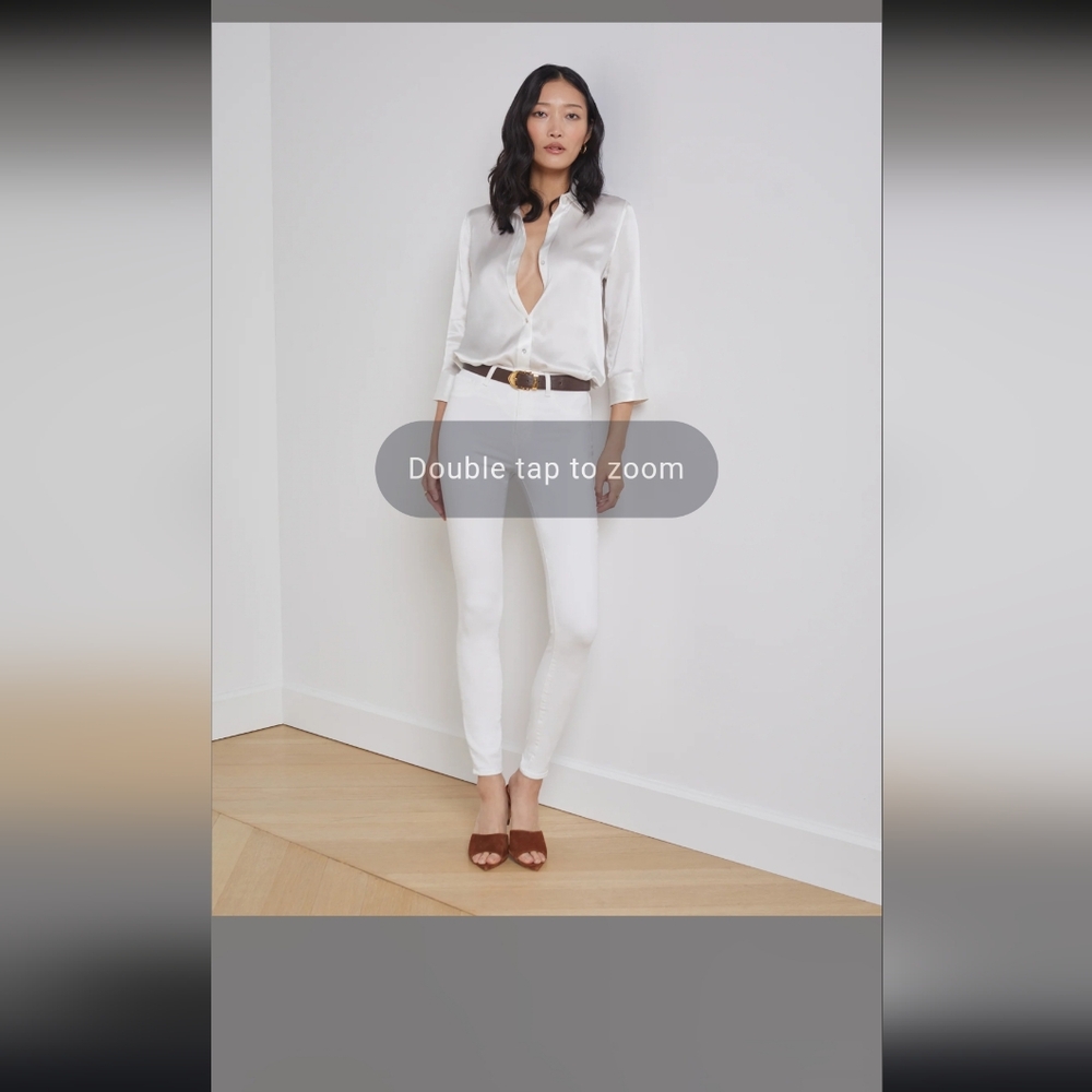 Lagance Jeans Marguerite Skinny COLOR: white